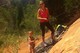 Rock climbing with my niece